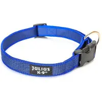 Julius-K9 K9 C&G Halsbånd, blå/grå, 20mm/27-42cm