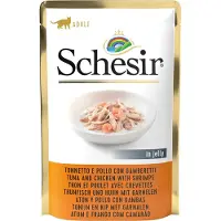 Schesir Sparepakke Complete Nutrition Filet i gelé 24 x 85 g - Tunfisk og kylling med reker