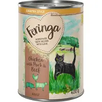 Feringa Country Style Meny 6 x 400 g - Kylling, gris, storfe