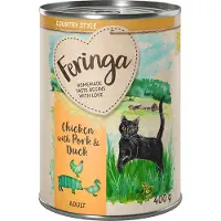 Feringa Country Style Meny 6 x 400 g - Kylling, gris, kalkun