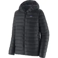 Patagonia Down Sweater Hoody Jakke svart