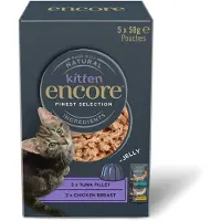 Encore Økonomipakke Kitten Jelly Pouch 20 x 50 g - Fineste utvalg (2 sorter)