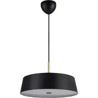 Nordlux Pendellampe Clasi 45 i svart med diffusor