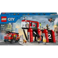 LEGO Brannpark Med Brannbil Byggespill