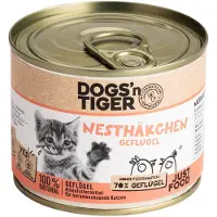 Dogs'n Tiger Økonomipakke Junior Cat 12 x 200 g – Fjærkre