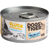 Dogs'n Tiger økonomipakke Cat filet 24 x 70 g – Kylling- og laksefilet