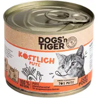 Dogs'n Tiger økonomipakke Adult Cat 12 x 200 g – Deilig kalkun