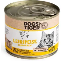 Dogs'n Tiger økonomipakke senior Cat 12 x 200 g – Kylling & Laks