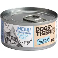 Dogs'n Tiger økonomipakke Cat filet 24 x 70 g – Tunfisk- og laksefilet