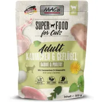 Mac'S Økonomipakke MAC's Cat Pouch 24 x 300 g - Kanin & Fjærkre
