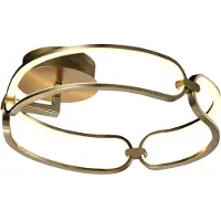Schuller Valencia Colette LED-taklampe, tre pærer, rosa gull