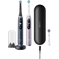 24.Se iO9 Electric Toothbrush Duo - Black Onyx & Rose Quartz 2 pcs