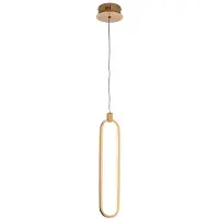 Schuller Valencia Colette LED-hengelampe, rosa gull, 1 lyskilde