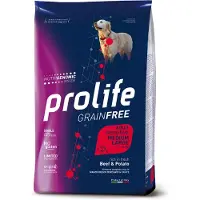 PROLIFE Økonomipakke: 2 x - 2 x 10 kg Grain Free Adult Sensitive Medium/Large Beef & Potatoes (kornfri)