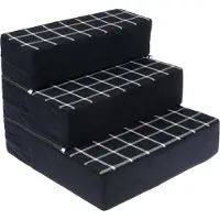 TIAKI husdyrtrapp Step & Sleep - Svart L 40 x B 40 x H 30 cm