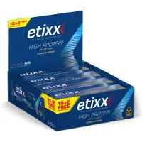 Etixx High Protein Proteinbarerboks Kjeks Og Krem 55g 12 Enheter