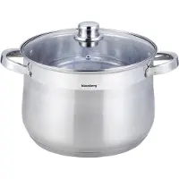 Klausberg gryte i stål, 34 cm, 22,4 l