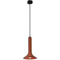 VIOKEF Funnel pendellampe, betong, rød