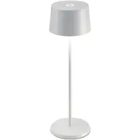 Zafferano Olivia 3K bordlampe IP65 hvit