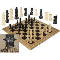 Hobby Mate Træspil Skak 28.5*28.5cm.