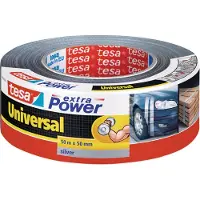 TESA extra Power Universal - Kanaltape - 50 mm x 50 m - kartong - grå