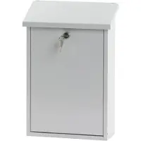 Vepa Bins Postkasse, Toledon, 12x27x40cm, hvid