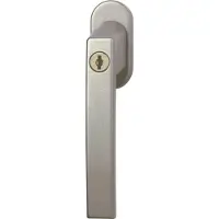 ABUS ABFS59486 Fenstergriff abschließbar Silber, Hvit, Sylinderlås, 170 mm, 80 mm, 235 mm, China