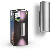 Philips Hue Appear utendørs vegglampe (svart) - hvit og fargestemning