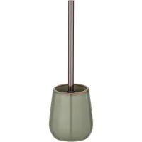 Wenko 24879100, Toalettbørste og holder, Grønn, Keramisk, Plast, Moderne, 105 mm