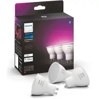 Philips Hue Color GU10 Spotlight - 3-pakning