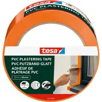 TESA 55487-00000-01, For generelle formål, PVC, Oransje, Keramisk, Skum, Glass, Metall, Plast, Gummi, Tre, Universell, 60 °C