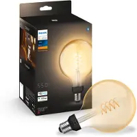 Philips Hue White Glødetråd G124 Globus - E27 Lyspære