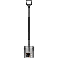 Fiskars 1066712, Kornskuffe, Stål, Plast, Grå, Svart, Ergonomisk, D-formet, Monokromatisk