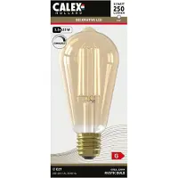Calex E27 ST64 LED 3,5W LED filament gull 821