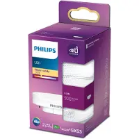 Philips - LED-pære for søkelys - GX53 - 5.5 W - klasse F - varmt hvitt lys - 2700 K