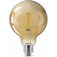 Philips LED-lyspære Globe G95 3,1W (25W) Flame E27