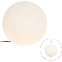 QAZQA Moderne utelampe hvit 56 cm IP65 - Nura