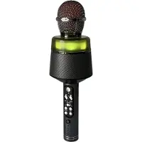 N-Gear Mikrofon m. Lys - Trådløs - Star Mikrofon 100 - Space Gre - - OneSize - Musikkinstrumenter