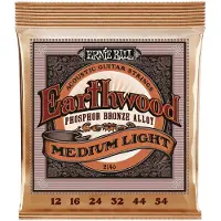 Ernie Ball 2146 Earthwood Phosphor Bronze Medium Light 12-54