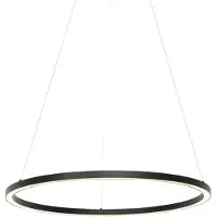 QAZQA Smart pendellampe svart 80 cm inkl. LED og RGBW - Girello