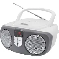 Soundmaster SCD1400WE, Grå, Hvit, Bærbar CD-spiller