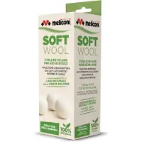 Meliconi 621026, Tørketrommelballer, Hvit, Ull, 7 cm, 3 stykker