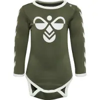 Hummel Body I/e - hmlFlipper - Armygrønn - - 62 - Langermet Body