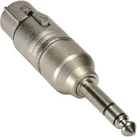 Neutrik NA3FP Female XLR - 1/4 Stereo Jack Adaptor