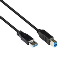 Pro USB-A <-> USB-B 3.0 - 5m - Svart