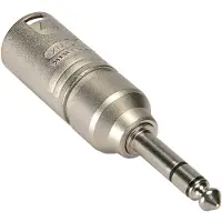 Neutrik NA3MP Male XLR - 1/4 Stereo Jack Adaptor
