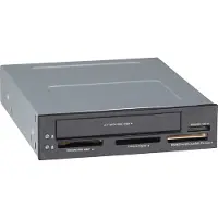 Gembird - Kortleser - alt-i-1 - 3,5 (MMC, RS-MMC, SD, SDHC, SDXC, miniSD, MMC II, TransFlash, MS, MS PRO, MS Duo, MS PRO Duo, microSD, microSDHC, miniSDXC, MS Micro) - USB 2.0/SATA 3 Gb/s