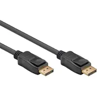 Goobay 61699, 5 m, DisplayPort, DisplayPort, Hankjønn, Hankjønn, Sort