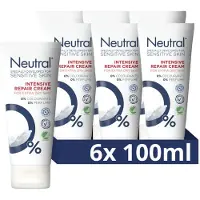 Neutral Hudcreme Neutral Intensiv 70% Fedtindhold 100ml u/Parfume/Farve/Konserververing,6 tub x 100 ml/krt