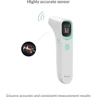 TrueLife Care Q10 BT, Fjernmålingstermometer, Hvit, Øre, Panne, Knapper, °C, °F, Kroppstemperatur, Overflatetemperatur